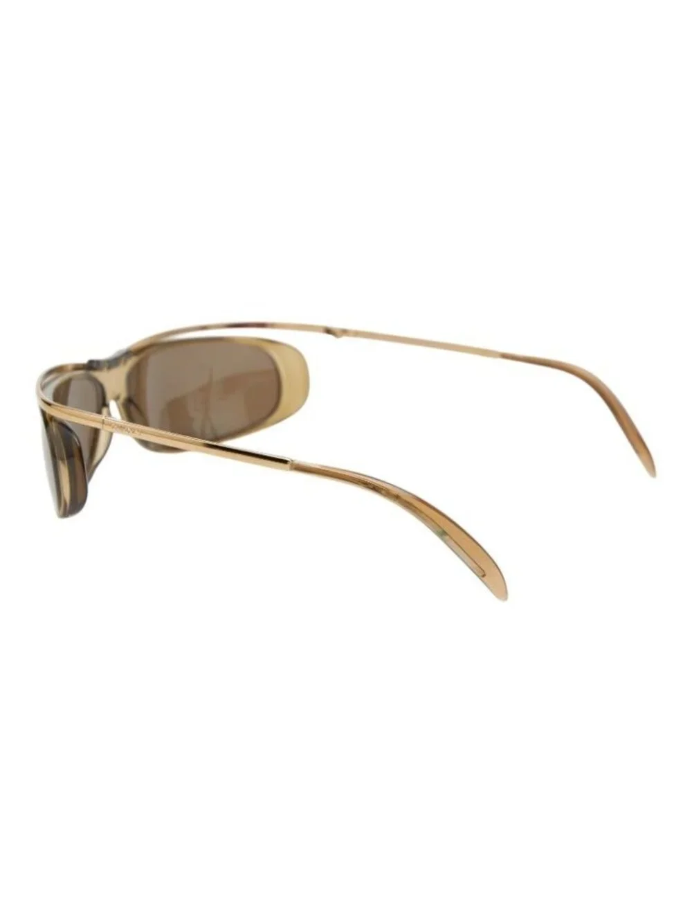 Gucci Sunglasses Eyewear S Clear Brown Gold Acetate Plated